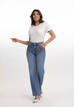 Расклешенные джинсы Anna Field, синий деним