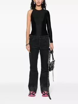 Расклешенные джинсы Balenciaga, серый