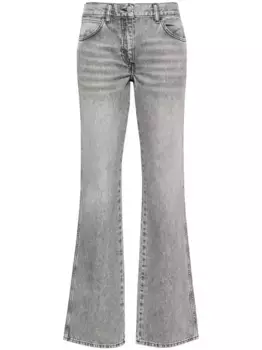 Расклешенные джинсы Barni средней посадки IRO, серый