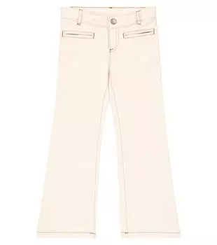 Расклешенные джинсы Bestie Bonpoint, белый