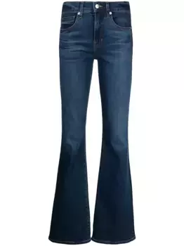 Расклешенные джинсы Beverly с завышенной талией Veronica Beard, синий