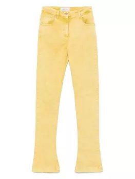 Расклешенные джинсы Blumarine, желтый