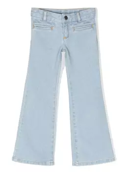 Расклешенные джинсы Bonpoint, синий
