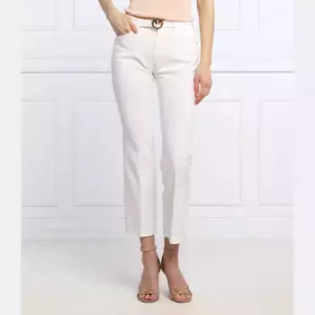 Расклешенные джинсы Brenda Pinko, белый