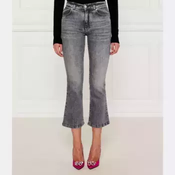 Расклешенные джинсы Britney Pinko, серый