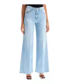 Расклешенные джинсы буткат Diesel, синий