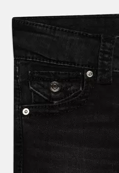 Расклешенные джинсы CHUNKY LOW Gina Tricot Young, черный деним