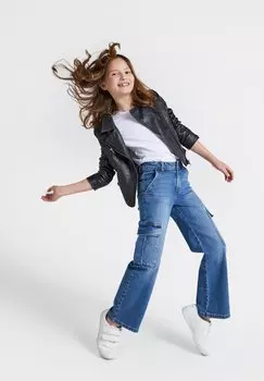 Расклешенные джинсы Coccodrillo, синий