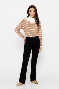 Расклешенные джинсы Cortefiel, черный