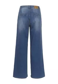 Расклешенные джинсы CRVISTI Cream, синий деним