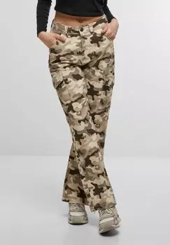 Расклешенные джинсы DEF, бежевый