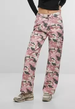 Расклешенные джинсы DEF, фуксия