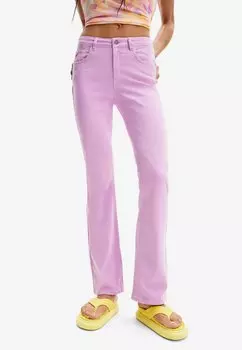 Расклешенные джинсы Desigual, розовый