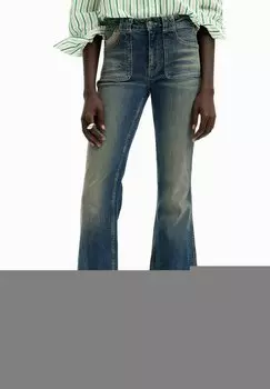 Расклешенные джинсы Desigual, темно-синий