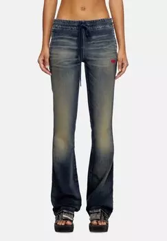 Расклешенные джинсы Diesel, темно-синий