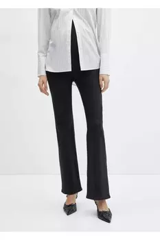 Расклешенные джинсы для беременных Mango, черный