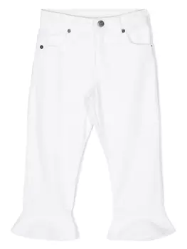 Расклешенные джинсы Douuod Kids, белый