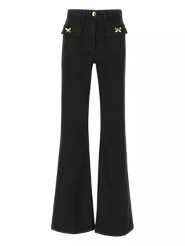 Расклешенные джинсы Elisabetta Franchi, черный