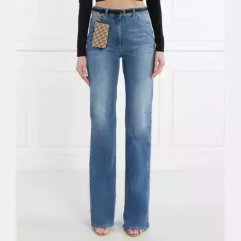 Расклешенные джинсы Elisabetta Franchi, синий