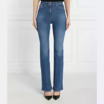 Расклешенные джинсы Elisabetta Franchi, синий