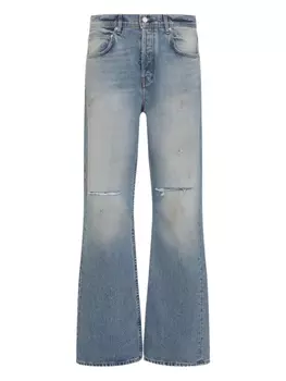 Расклешенные джинсы Enfants Riches Dprims с потертостями, синий