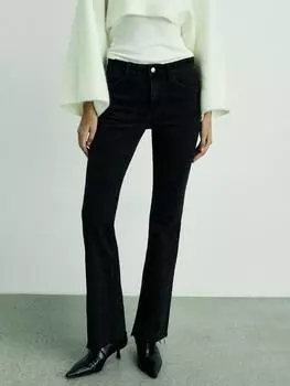 Расклешенные джинсы fiona средней посадки Mango, цвет Open Grey