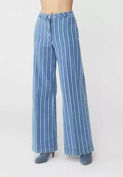Расклешенные джинсы FLAIRE STRIPE Shaft, цвет Blu Denim