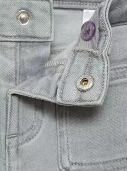 Расклешенные джинсы FLAREBB Mango Kids, серый деним