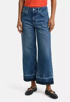 Расклешенные джинсы FOLD DETAIL GANT, синий деним