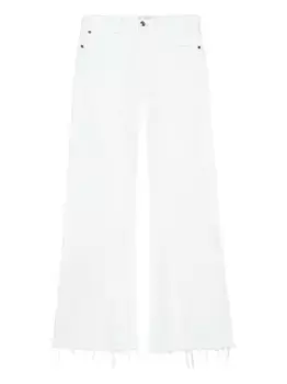 Расклешенные джинсы FRAME, белый