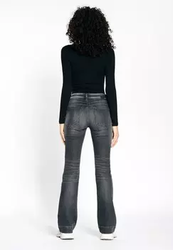 Расклешенные джинсы Gang, серый деним