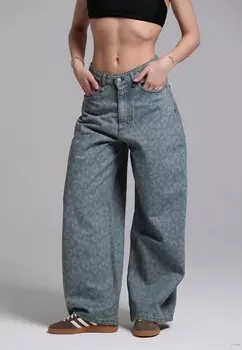 Расклешенные джинсы #GISAR, синий