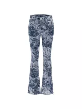 Расклешенные джинсы GUESS, синий