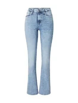 Расклешенные джинсы GUESS, синий деним