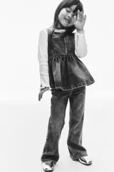 Расклешенные джинсы H&M, синий