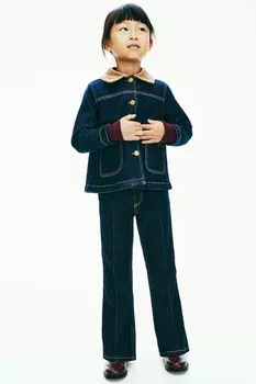 Расклешенные джинсы H&M, синий