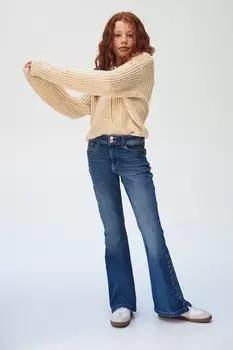 Расклешенные джинсы H&M, синий