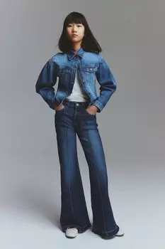 Расклешенные джинсы H&M, синий