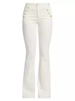 Расклешенные джинсы Helena Ramy Brook, белый
