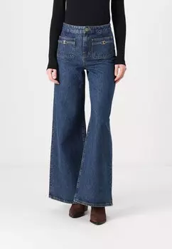 Расклешенные джинсы HERITAGE LOOM PANTS COACH, темно-синий деним