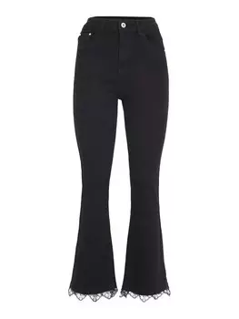 Расклешенные джинсы Influencer, черный