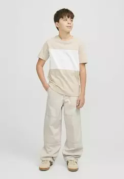 Расклешенные джинсы Jack & Jones Junior, слоновая кость