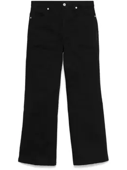 Расклешенные джинсы Jil Sander, черный