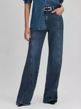 Расклешенные джинсы Juniper Reiss, средний синий