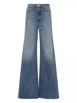 Расклешенные джинсы KHAITE, синий