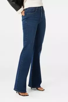 Расклешенные джинсы Kira свободного кроя Forever New, синий