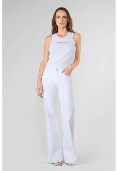 Расклешенные джинсы Le Temps Des Cerises, белый