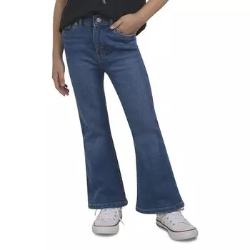 Расклешенные джинсы Levi's 726 для девочек 4–6 лет с высокой посадкой, цвет Double Talk