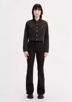 Расклешенные джинсы Levi's "726 HR FLARE", цвет Ght Is Black