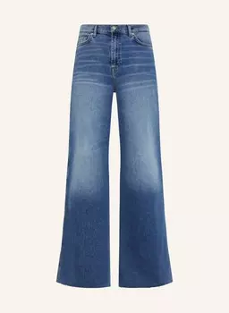 Расклешенные джинсы Lotta 7 For All Mankind, синий